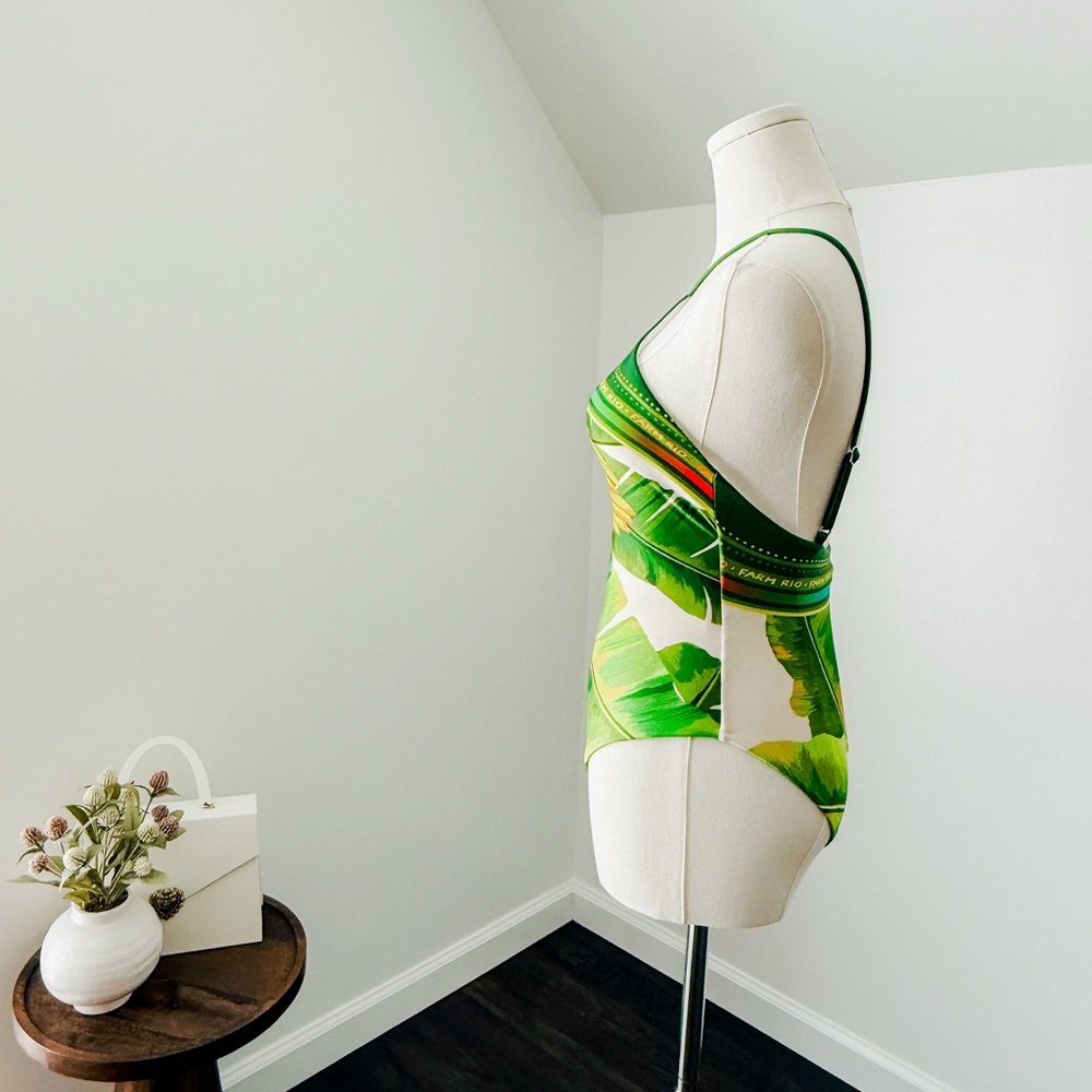 Farm Rio Fresh Forest One Piece Swimsuit - Picture 5 of 10